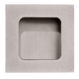 Muschelgriff Edelstahl Cube GM 3 Edelstahl matt 50 x 50 mm