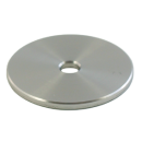 Ornamental disk rosette 30 mm satin stainless steel