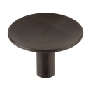Furniture knob stainless steel Tondo ES D=33 mm stainless steel black