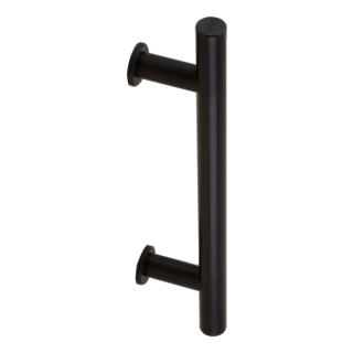 Door handle Push handle aluminum black TG 8100 SO 1600 mm Ø 30 mm