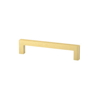 Furniture handle Linea aluminum brass matt 128 mm
