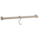 Tubular holder for railing system E 16 Matt stainless steel center bracket