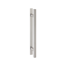 Door handle Aluminium push handle TG 8200 SO stainless steel look anodized 250 mm