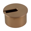 Kabeldurchlass Kabeldurchführung B=45 mm VOLT 6 D für Holzdicke 25 mm Edelstahl bronzefarben PVD