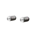 Furniture knob (pair) BUSTER + PUNCH - CROSS Steel