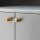 Furniture knob (pair) BUSTER + PUNCH - CROSS Brass