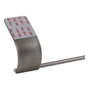 Self-adhesive stainless steel towel rail