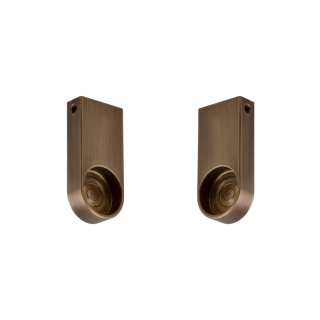 Tubular cupboard bearing pair bronze light