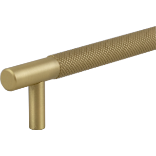 Möbelgriff PORRO Knurled Collection Messing