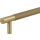 Möbelgriff PORRO Knurled Collection Messing