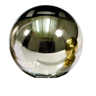 Möbelknopf BALL 200   D=14 mm, Chrom poliert