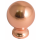 Möbelknopf Ball-S 25 mm Messing verkupfert poliert