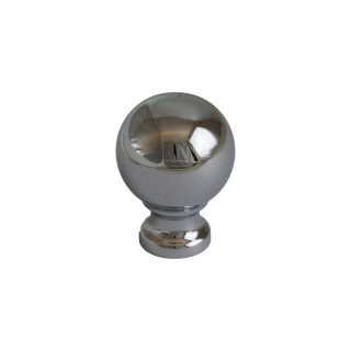 Möbelknopf Ball-S 32 mm Messing chrom poliert