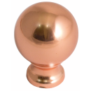 Möbelknopf Ball-S 32 mm Messing verkupfert poliert