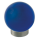 Möbelknopf Glases Ball 25 mm Edelstahl matt dunkelblau
