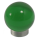 Möbelknopf Glases Ball 30 mm Edelstahl poliert grün