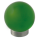 Möbelknopf Glases Ball 30 mm Edelstahl matt grün