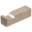 Checkroom hook front mounting Cube Gard polished stainless steel