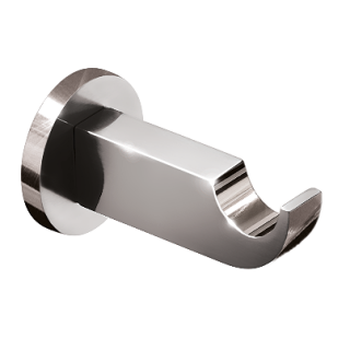 Coat hook METRIC adhesive technology polished stainless steel