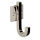 Coat hook stainless steel CUBE GARD 2 polished stainless steel