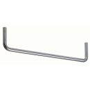 U-shaped coat hanger, D=12 mm G=230 mm, satin stainless steel