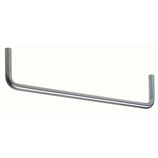 U-shaped coat hanger, D=12 mm G=230 mm, stainless steel pol.