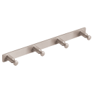 Hook rail 1.1 matt stainless steel2-fold, 110 mm