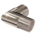 Angle connector W 90, RD=22 mm, satin stainless steel