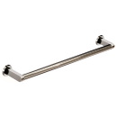 Bath and towel rail METRIC for screwing on simple matt stainless steel