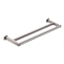 Bath and towel rail METRIC for gluing simply polished stainless steel
