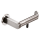 Stainless steel toilet roll holder METRIC with roll brake