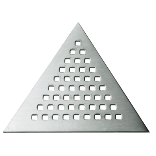 Ventilation "LUFT B", 110x110x1 mmperforation 4x4, polished stainless steel