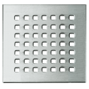 Ventilation "LUFT C", 60x60x1 mm perforation 4x4, satin stainless steel