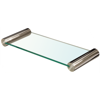 Glasplattenträger-Paar 59.6  G=80 mm, Edelstahl poliert
