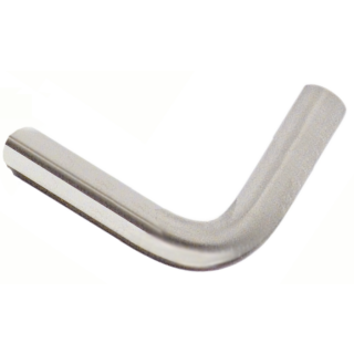 Railing bend RHA 7 mm angle 90° 50/50 mm satin stainless steel