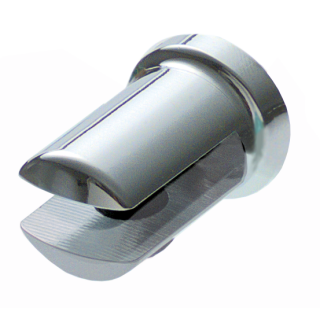 Glass plate holder GT 100 thickness 8 mm, polished chrome