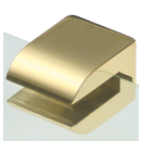 Glass plate holder GT 150 thickness 6 mm, polished brass