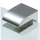 Glass plate holder GT 150 thickness 10 mm, polished chrome