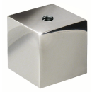 Spacer DISTANZ-CUBE-H polished stainless steel, 50/40 mm