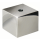 Spacer DISTANZ-CUBE-H polished stainless steel, 50/50 mm