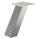 Sloping stainless steel bar console SOLID E 2