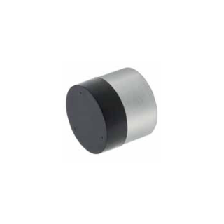 Doorstop wall 1361.4A with black rubber 25 mm