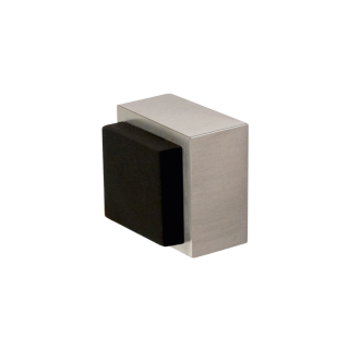 Door stopper wall Cube WP stainless steel matt