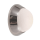 Doorstop wall mini bumper M 20 mm with rubber white with self-adhesive pad polished stainless steel