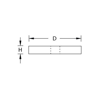 TMR Distanzscheibe Edelstahl matt D=40 mm H=2,5 mm