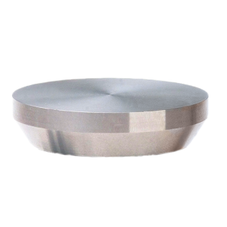 Mounting plate roller, M 10D:50 mm, polished stainless steel