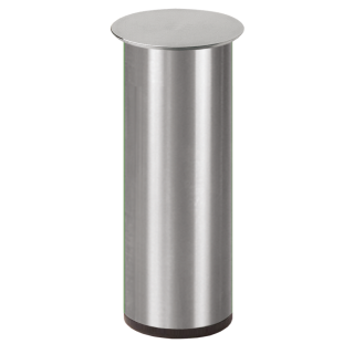 Table base for glass stainless steel Tubular GL PVC standard H=710 mm Ø=100 mm