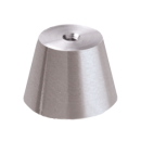 Furniture glides "GLEIT - ER" truncated cone, matt stainless steel