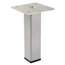 Table leg Furniture leg Stainless steel Cube System Standard H=80 mm D=30 x 30 mm