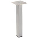 Table leg Furniture leg Stainless steel Cube System Standard H=710 mm D=100 x 100 mm